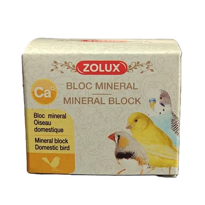 zolux - Bloc minéral 90 g pour oiseau domestique zolux - Bloc minéral 90 g pour oiseau domestique