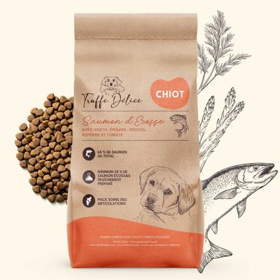 TRUFFE DÉLICE Croquettes chiot - Saumon d'Écosse
