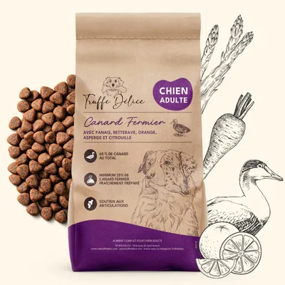 TRUFFE DÉLICE Croquettes chien adulte - Canard Fermier TRUFFE DÉLICE Croquettes chien adulte - Canard Fermier