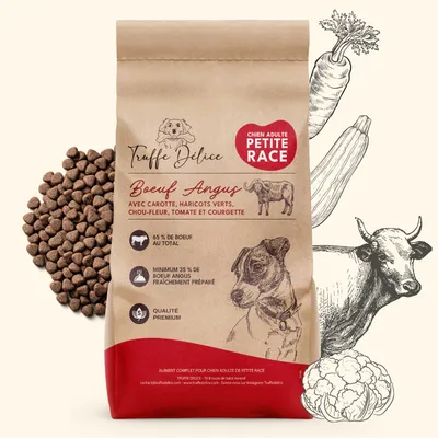TRUFFE DÉLICE Croquettes petit chien adulte - Bœuf Angus