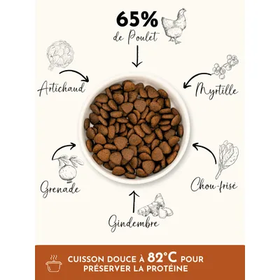 Truffe Délice Croquettes chien adulte - Poulet élevé en plein air