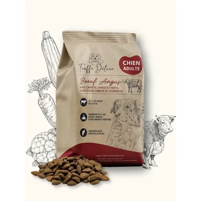 Truffe Délice Croquettes chien adulte - Bœuf Angus Truffe Délice Croquettes chien adulte - Bœuf Angus