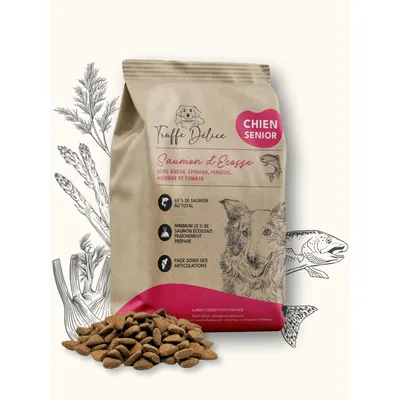 Truffe Délice Croquettes chien sénior - Saumon d’Écosse