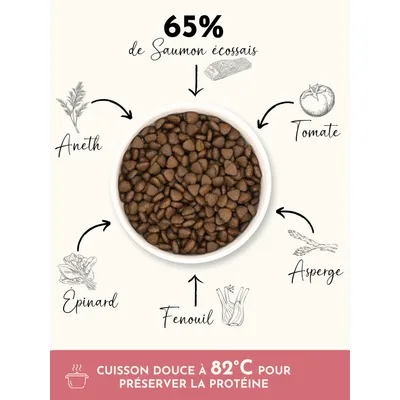 Truffe Délice Croquettes petit chien adulte - Saumon d’Écosse