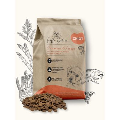 Truffe Délice Croquettes chiot - Saumon d’Écosse 2 kg