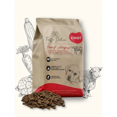 TRUFFE DÉLICE Croquettes chiot - Bœuf Angus TRUFFE DÉLICE Croquettes chiot - Bœuf Angus