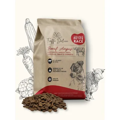 TRUFFE DÉLICE Croquettes petit chien adulte - Bœuf Angus