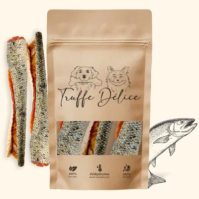 TRUFFE DÉLICE Peaux de saumon à la chair fondante
