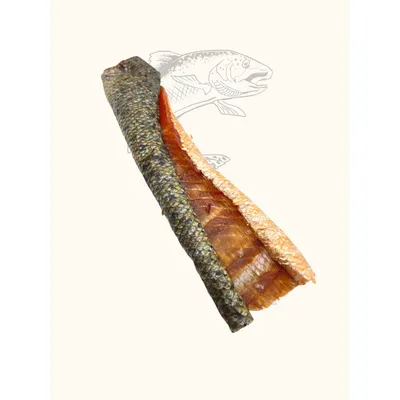 Peaux de saumon à la chair fondante