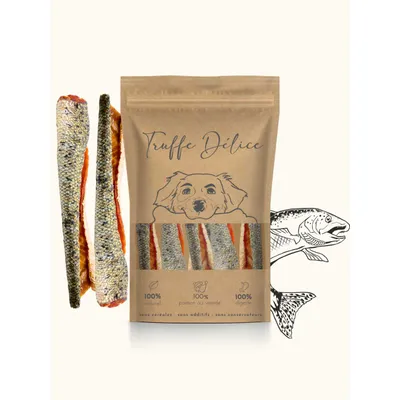 Peaux de saumon à la chair fondante Peaux de saumon à la chair fondante