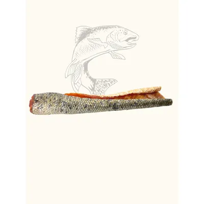 Peaux de saumon à la chair fondante