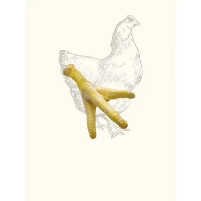 Pattes de poulet soufflées