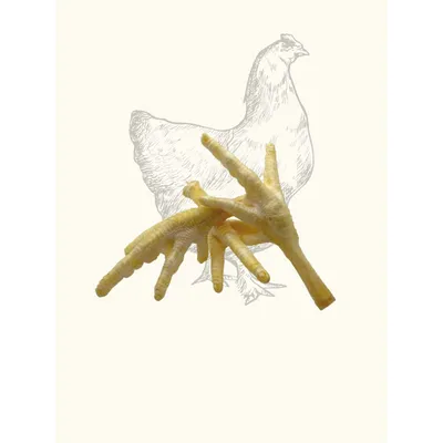 Pattes de poulet soufflées