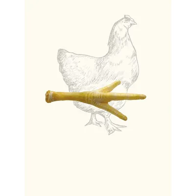 Pattes de poulet soufflées