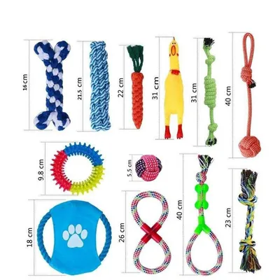 MCBOSON Lot de jouets en corde pour chiens