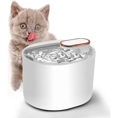 MCBOSON 3L Katzenbrunnen mit LED