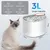 MCBOSON 3L Katzenbrunnen mit LED