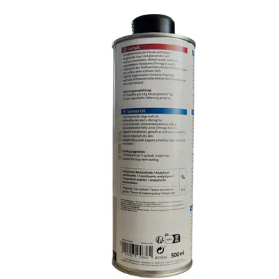 Huile de saumon 250 ml pour chat et chien