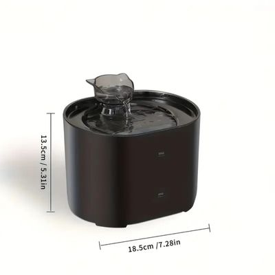 IntiMeg Fuente de agua silenciosa para gatos de 2,2 L