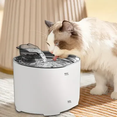 IntiMeg  Abreuvoir silencieux pour chat 2,2 L