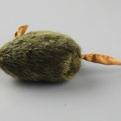 IntiMeg Lot de 2 souris en peluche pour chat