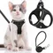 IntiMeg Harnais confortable et laisse réfléchissante pour chat M:Cou 27-30cm, Torse 35-40cm