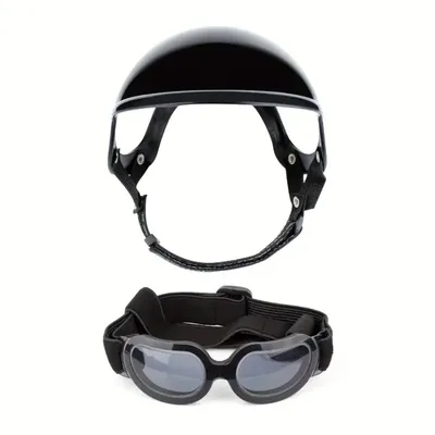 IntiMeg Ensemble de lunettes et casque pour chien IntiMeg Ensemble de lunettes et casque pour chien