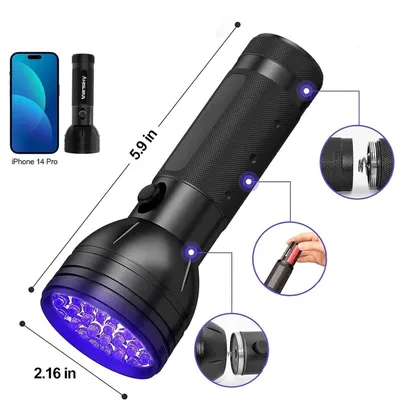IntiMeg Lampe de détection d'urine d'animaux