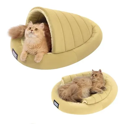 IntiMeg Tente de lit pour chat 2 en 1