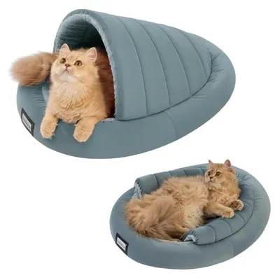 IntiMeg Tente de lit pour chat 2 en 1