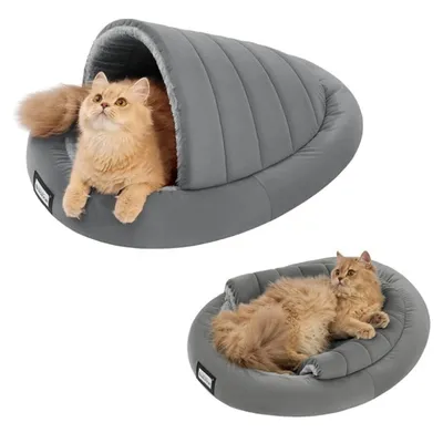 IntiMeg Tente de lit pour chat 2 en 1