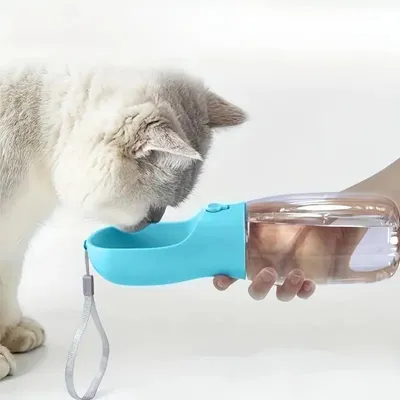 IntiMeg Botella de agua portátil para perros