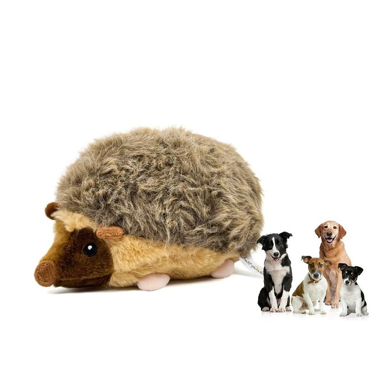 IntiMeg Plüsch-Igel-Spielzeug für Hunde