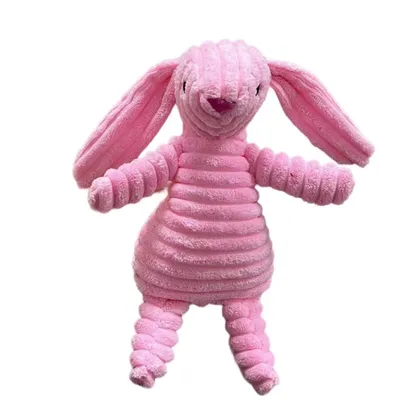 IntiMeg Jouet lapin en peluche sonore pour chien IntiMeg Jouet lapin en peluche sonore pour chien