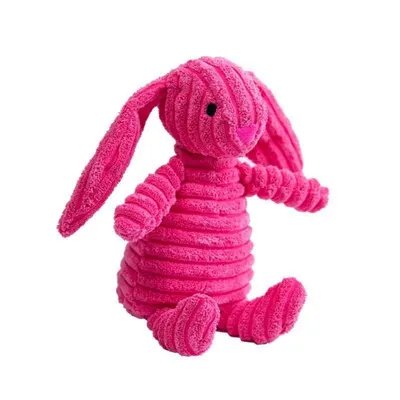 IntiMeg Jouet lapin en peluche sonore pour chien