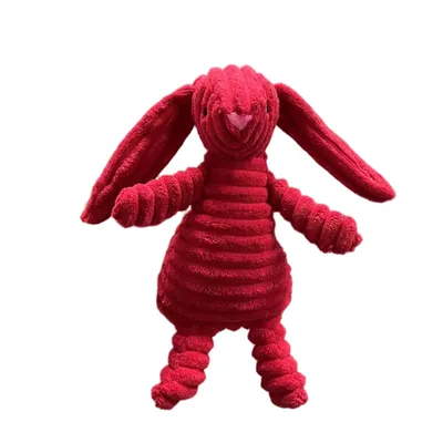 IntiMeg Jouet lapin en peluche sonore pour chien IntiMeg Jouet lapin en peluche sonore pour chien