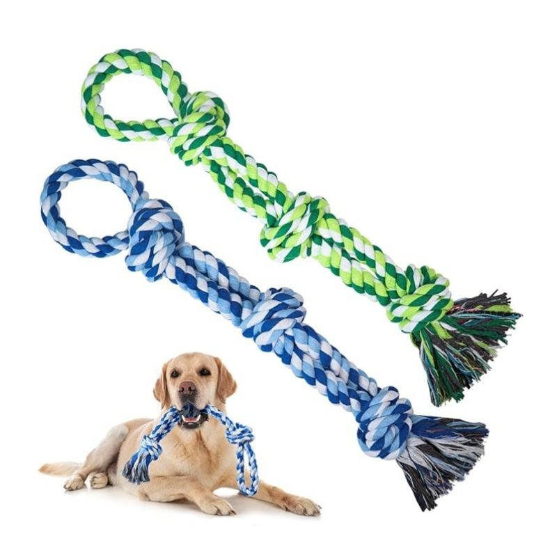 IntiMeg Hundespielzeug-Seil, 2er-Pack