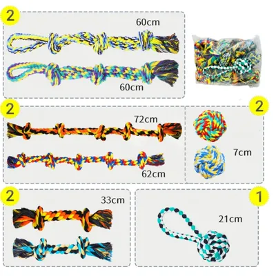IntiMeg 9-teiliges Hundespielzeug-Set