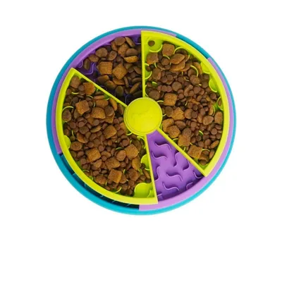 IntiMeg Bol giratorio de 3 niveles para una alimentación lenta