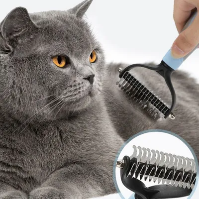 IntiMeg Peigne démêlant double face pour chien