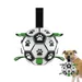 IntiMeg Fußball-Hundespielzeug mit Befestigungsband