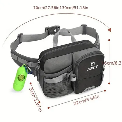 IntiMeg Laisse rétractable mains libres pour chien