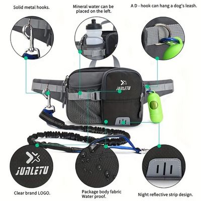 IntiMeg Laisse rétractable mains libres pour chien