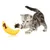 IntiMeg Jouet pour chat - Banane jaune