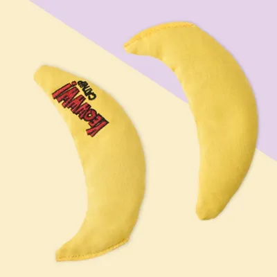 IntiMeg Jouet pour chat - Banane jaune