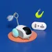 IntiMeg  Smart Car Katzenspielzeug mit Federn