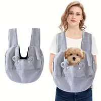 IntiMeg Sac à dos pour animal de compagnie Sac avant réglable