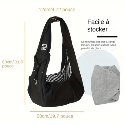 IntiMeg  Sac à bandoulière portable pour animaux de compagnie