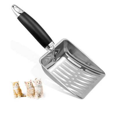 IntiMeg Pelle à litière en métal inox - Grande