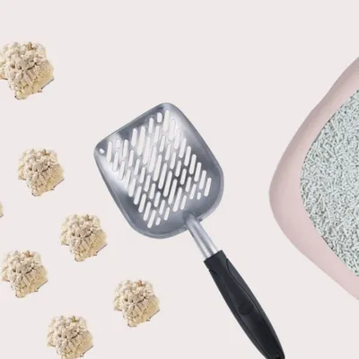 IntiMeg Cuillère pour sable à chat et tamis